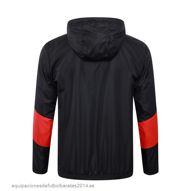 Nuevo Rompevientos AC Milan 24/25 Negro Rojo Baratas